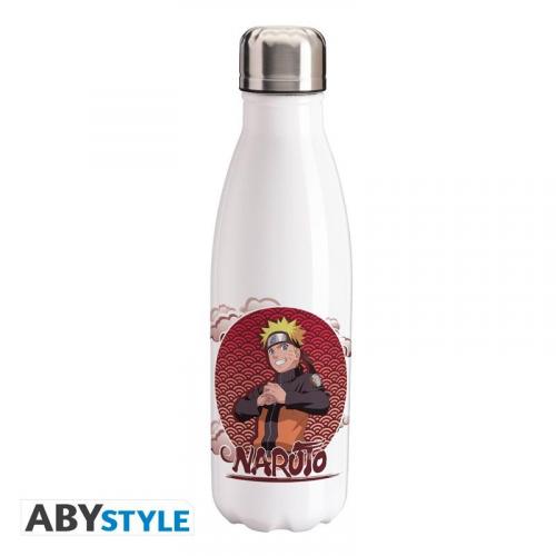 Naruto Shippuden water bottle - Naruto & Sasuke / butelka metalowa Naruto Shippuden - Naruto & Sasuke - ABS