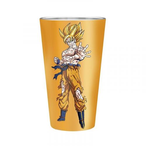 DRAGON BALL - Large Glass - 400ml - Goku Super Saiyan - ABS