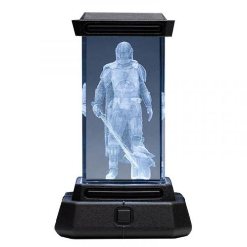 Star War - The Mandalorian holographic light: The Mandalorian (high: 12 cm) / Gwiezdne Wojny - Mandalorian lampka holograficzna (wysokość 12 cm)