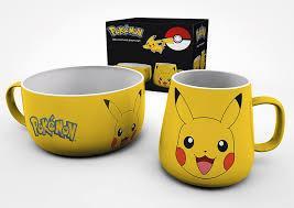 Pokemon Pikachu breakfast set: mug + bowl / zestaw śniadaniowy Pokemon Pikachu: miska + kubek - ABS