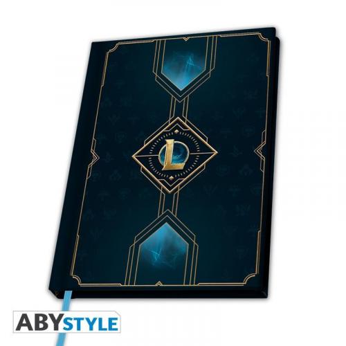 LEAGUE OF LEGENDS A5 Notebook Hextech Logo / League of Legends notatnik A5 Hextech logo - ABS