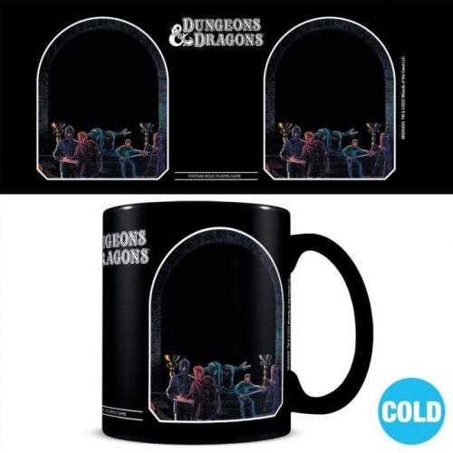 DUNGEONS & DRAGONS (THIEVES IN THE TEMPLE) HEAT CHANGING MUG / kubek termoaktywny Dungeons & Dragons - Złodzieje w Świątyni