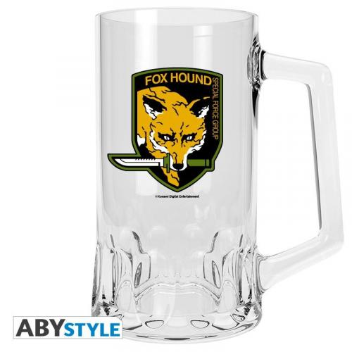 METAL GEAR SOLID Tankard - FOXHOUND / Metal Gear Solid kufel szklany - FOXHOUND - ABS