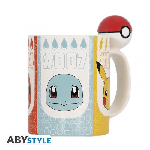 POKEMON Mug 3D handle Pokeball / Kubek 3D Pokemon - Pokeball - ABS