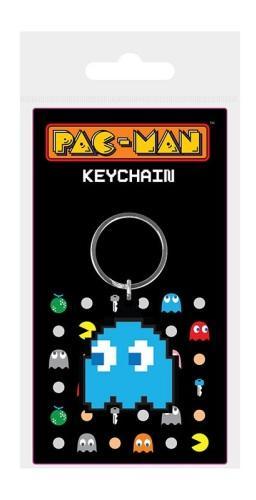 Pac-Man rubber keychain - Blue ghost / brelok gumowy Pac-man - niebieski duszek