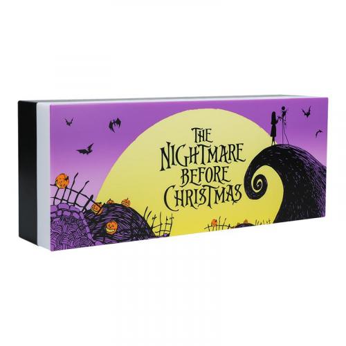 The Nightmare Before Christmas Logo Light / Lampka Miasteczko Halloween - logo