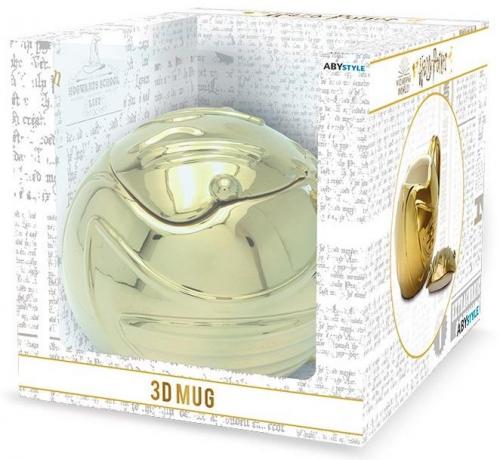 Harry Potter Golden Snitch 3D mug / kubek 3D Harry Potter złoty znicz - ABS