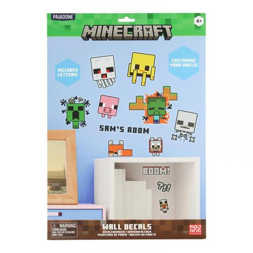 Minecraft Personalisation Wall Decals / Minecraft naklejki dekoracyjne ścienne