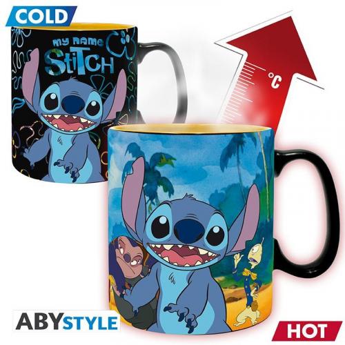 DISNEY Mug Heat Change (460 ml) - Lilo & Stitch / Disney kubek termoaktywny Lilo i Stitch (460 ml) - ABS