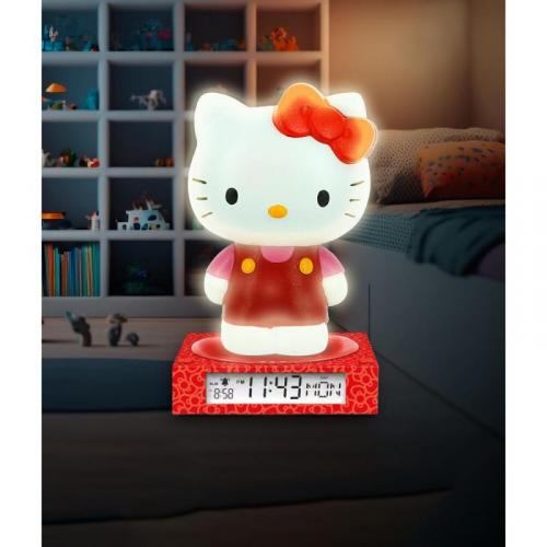 Hello Kitty 3D lamp with alarm / Hello Kitty lampka 3D z budzikiem
