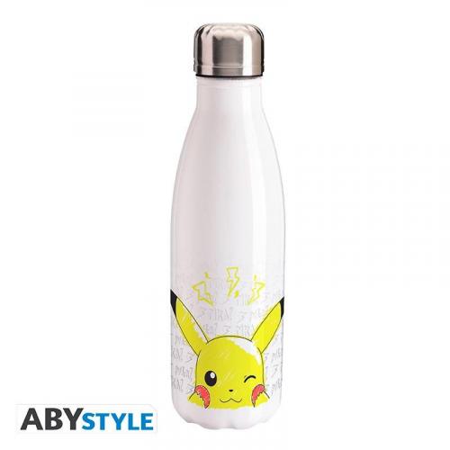 Pokemon water bottle - Pikachu Scribble / butelka metalowa Pokemon - Pikachu - ABS