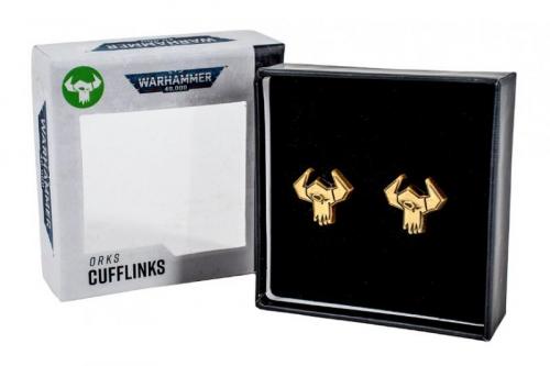 Warhammer 40,000: Orks Cufflinks / Warhammer 40000 spinki do mankietów Orks