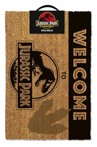 JURASSIC PARK (WELCOME) DOOR MAT (60 x 40 cm) / wycieraczka pod drzwi Jurassic - Welcome (60 x 40 cm)