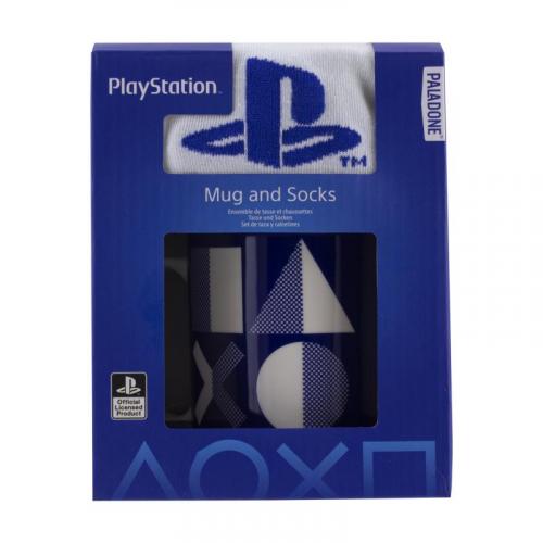 Playstation Mug and Socks Gift Set / zestaw prezentowy Playstation: kubek plus skarpetki