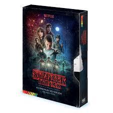 STRANGER THINGS (VHS SEASON ONE) Premium A5 Notebook / Stranger Things notatnik premium - VHS sezon 1