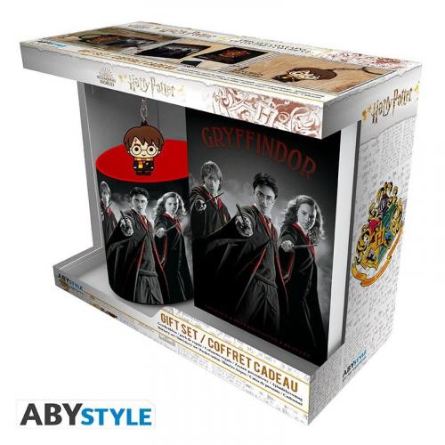 HARRY POTTER gift set: mug (320 ml), keychain, A6 notebook / zestaw prezentowy Harry Potter: kubek (320 ml), brelok, notatnik A6 - ABS