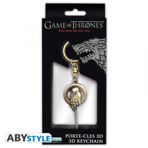 GAME OF THRONES - Keychain 3D Hand of King / Gra o tron brelok 3D - Hand of King - ABS