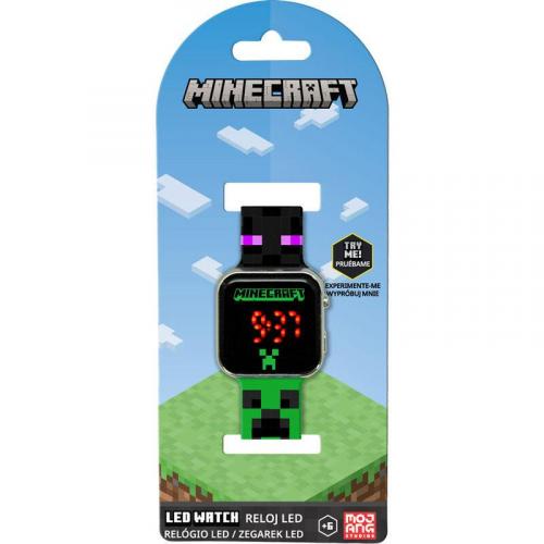 Minecraft led watch Mob heads / Zegarek cyfrowy Minecraft - głowy