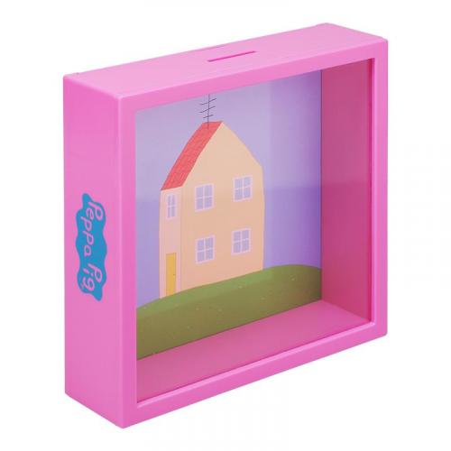 Peppa Pig Frame Money Box (high: 18 cm) / Świnka Peppa skarbonka (wysokość: 18 cm)