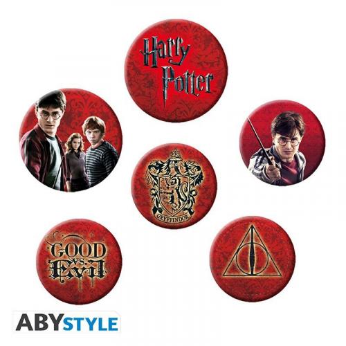 HARRY POTTER - Badge Pack - Icon Pack / Harry Potter zestaw przypinek - ikony - ABS