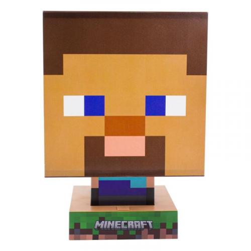 Minecraft Steve Icon Lamp (high: 26 cm) / lampa Minecraft Steve (wysokość: 26 cm)