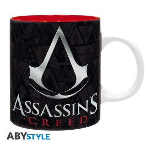 ASSASSINS CREED mug (320 ml) - Crest black & red / Assassins Creed kubek (320 ml) - Herb (czarno-czerwony) - ABS