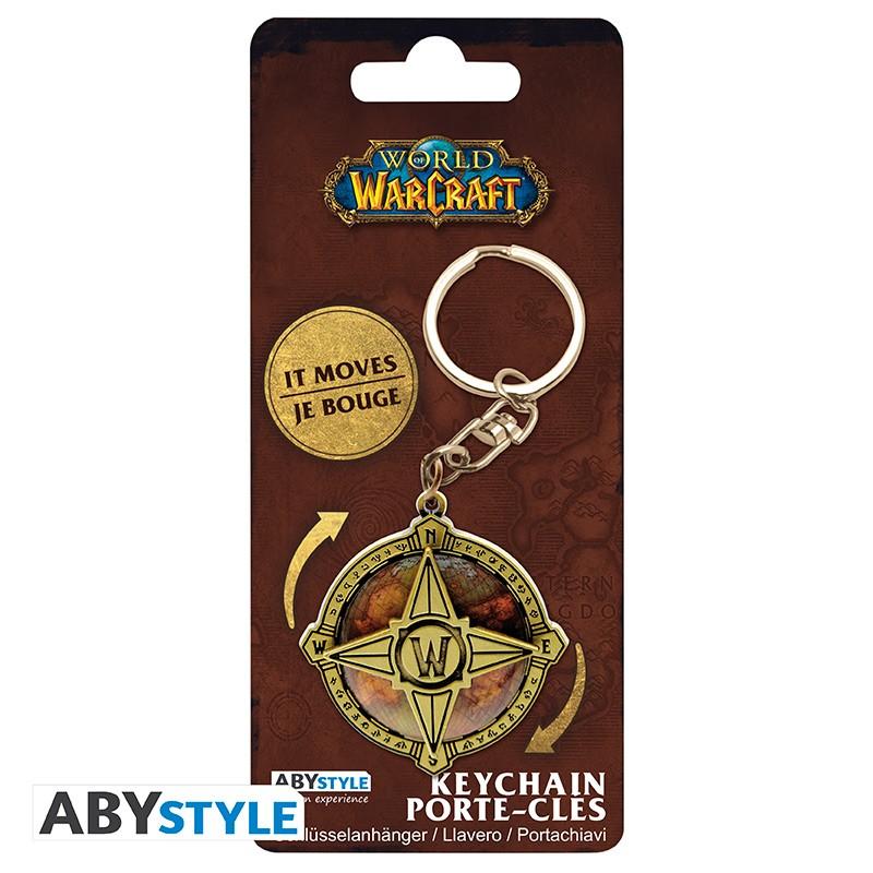 WORLD OF WARCRAFT Moving Keychain - Azeroth's Compas / brelok ruchomy World of Warcraft - Azeroth kompas - ABS