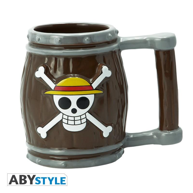 ONE PIECE - Mug 3D - Barrel / kubek 3D One Piece - beczka - ABS