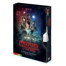 STRANGER THINGS (VHS SEASON ONE) Premium A5 Notebook / notatnik STRANGER THINGS (VHS SEASON ONE)