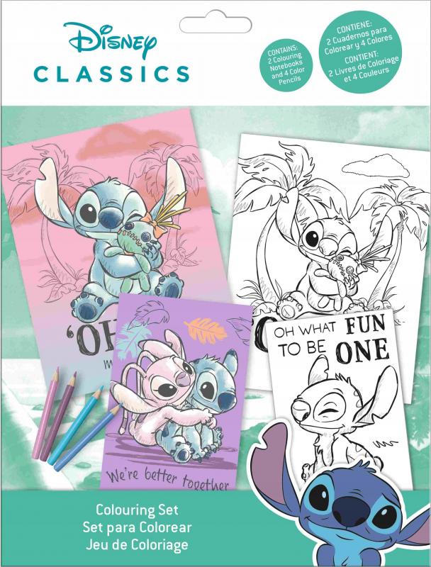 Disney Stitch coloring set / Disney Stitch zestaw do kolorowania