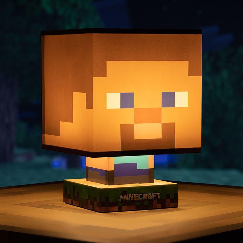 Minecraft Steve Icon Lamp (high: 26 cm) / lampa Minecraft Steve (wysokość: 26 cm)