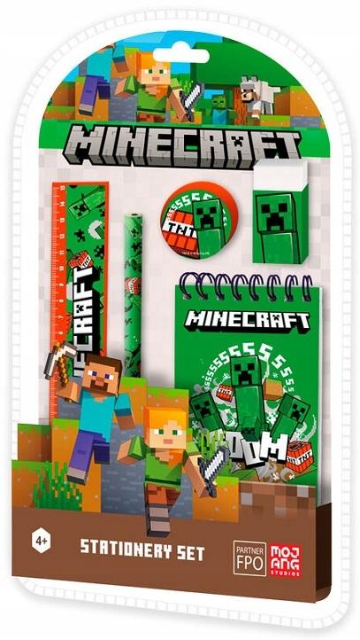 Minecraft stationary set (5 pcs) / Minecraft zestaw piśmienniczy (5 elementów)