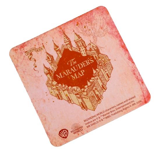 Harry Potter: Marauders Map Heat Changing Coasters (4pcs) / Harry Potter: Mapa Huncwotów podkładki termoaktywne (4 szt)