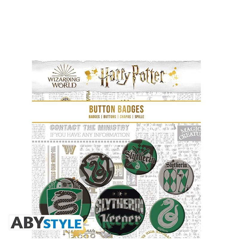 HARRY POTTER badge pack - Slytherin / Harry Potter zestaw przypinek - Slytherin - ABS