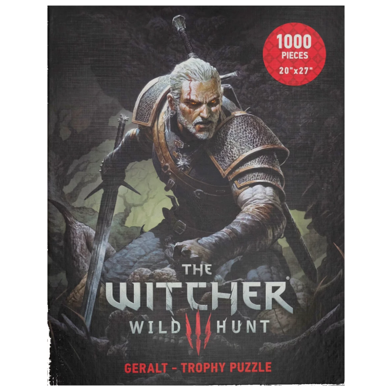 The Witcher 3 Wild Hunt Puzzle Geralt - Trophy (1000 elements) / puzzle Wiedźmin 3 Dziki Gon (1000 elementów) - Trophy