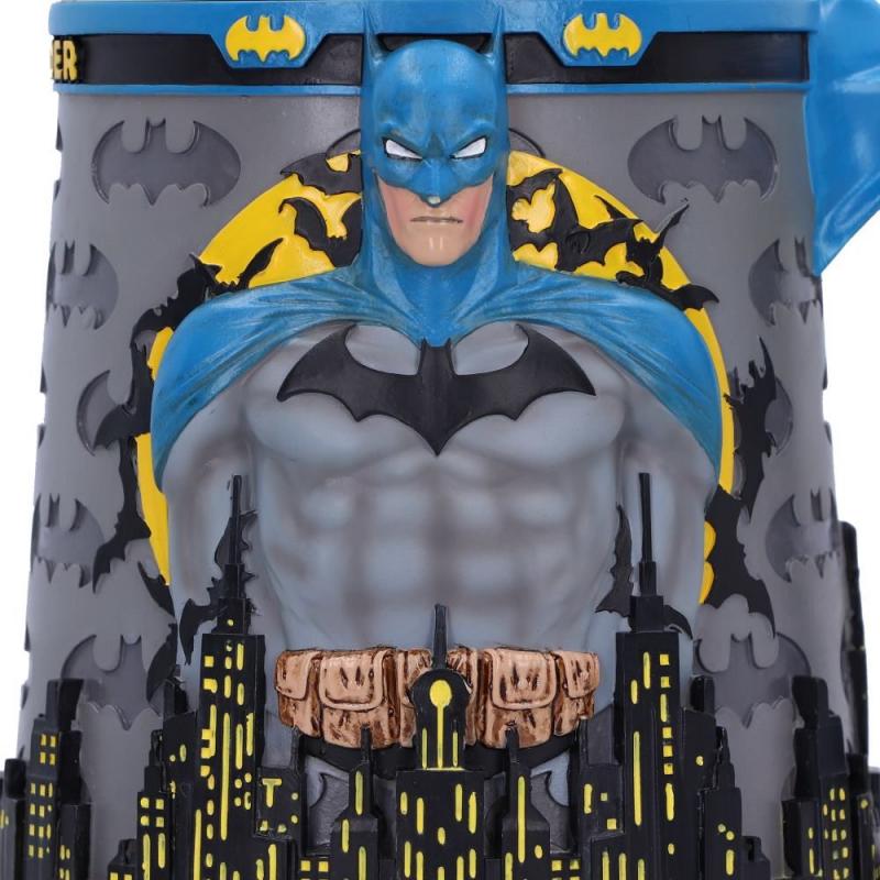 Batman DC The Caped Crusader Tankard (high: 15,5 cm) / kufel kolekcjonerski Batman DC Zamaskowany Krzyżowiec (wys: 15,5 cm)