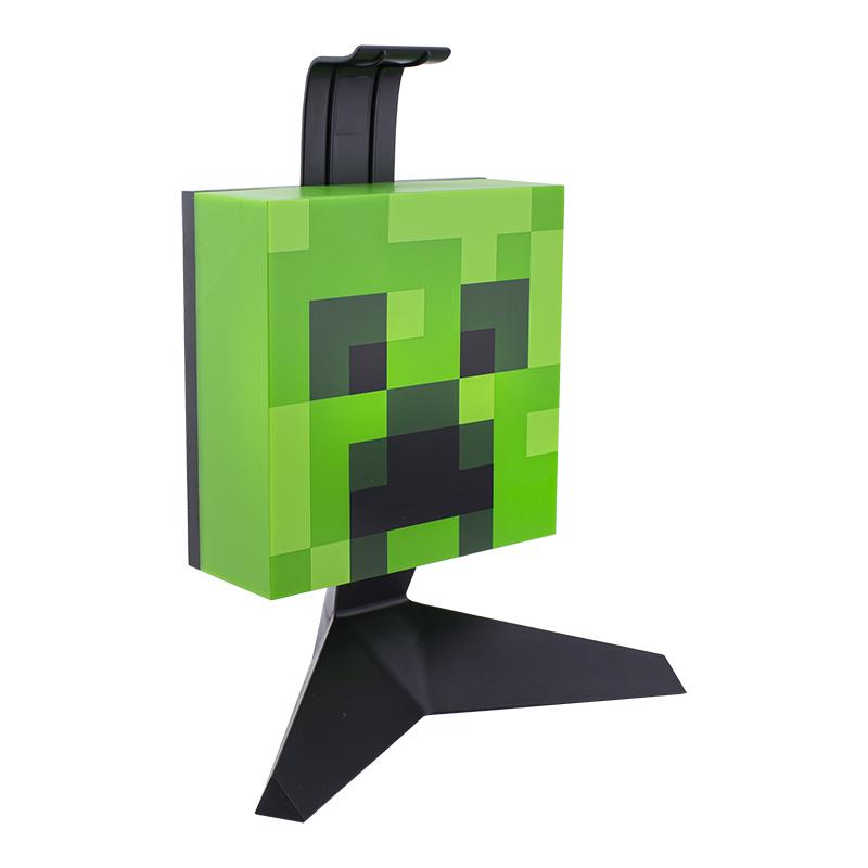 Minecraft Creeper light & headphone stand - 23,5 cm / lampka / stojak na słuchawki Minecraft Creeper (wysokość: 23,5 cm)