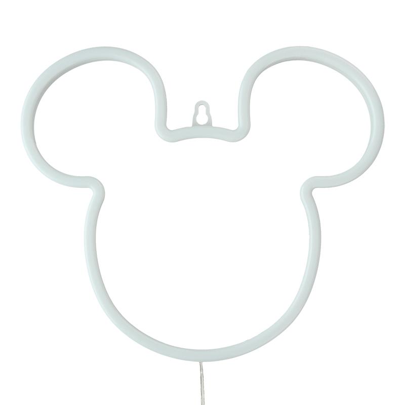 Disney Mickey Wall Mountable LED Neon Light (high: 21,8 cm) / Disney Myszka Miki neonowa lampka ścienna (wysokość: 21,8 cm)