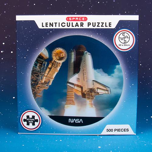 NASA 3D Lenticular Puzzle (500 elements) / Puzzle 3D NASA (500 elementów)