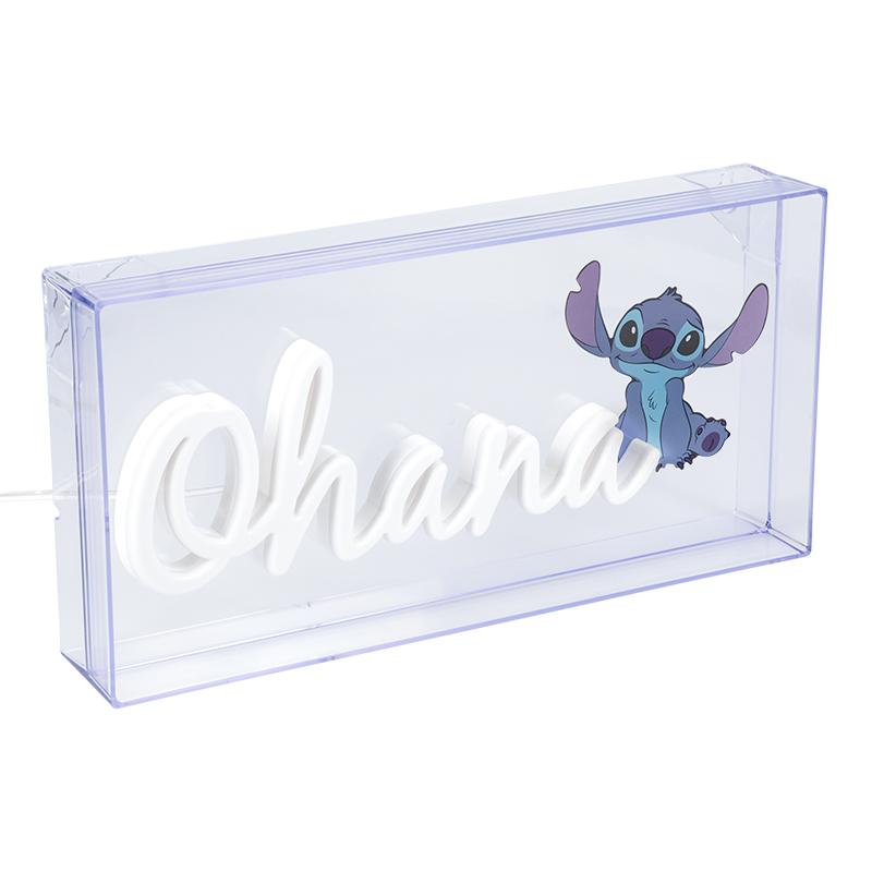 Disney Stitch Ohana LED Neon Light / lampka neonowa Disney Stitch - Ohana