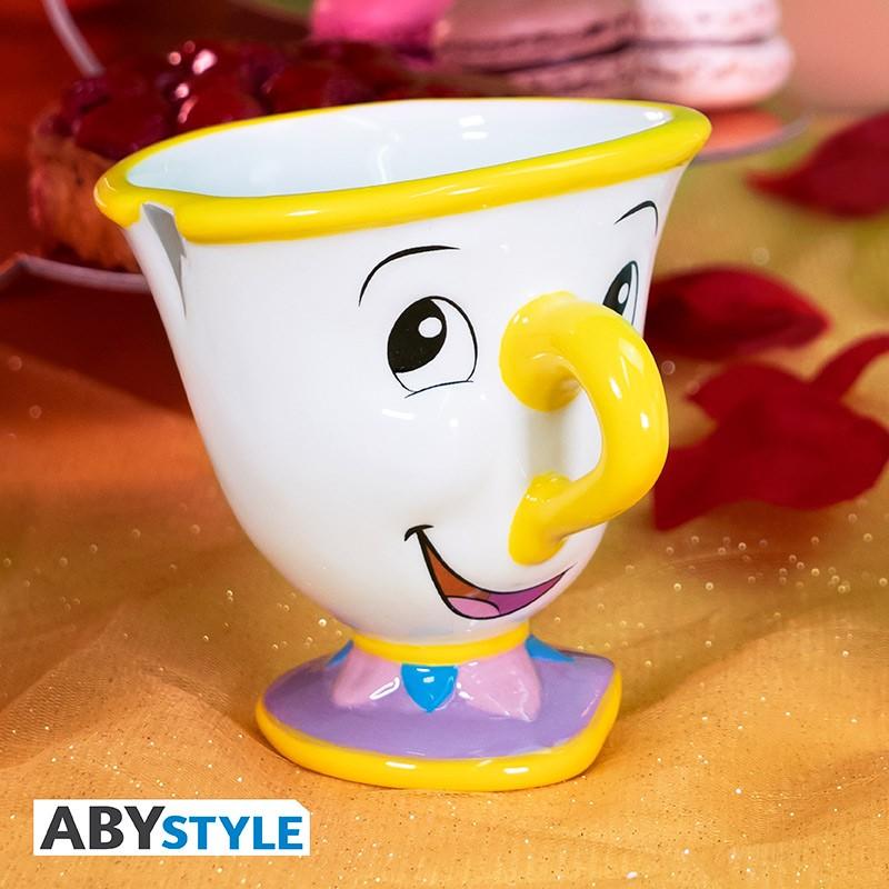 DISNEY Beauty and the Beast Teapot set - Mrs. Potts and Chip / Zestaw prezentowy Disney Piękna i Bestia - Pani Imbryk i Bryczek - ABS