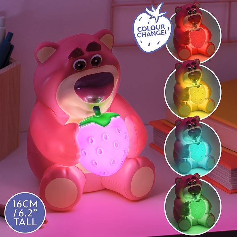 Toy Story GloBuddies Colour Change Light - Lotso (high: 16 cm)/ Toy Story lampka wielokolorowa GloBuddies - Miś Tuliś (wysokość: 16 cm)