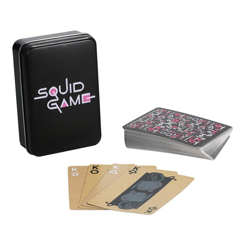 Squid Game Playing Cards in a Tin / karty do gry Squid Game w ozdobnej puszce