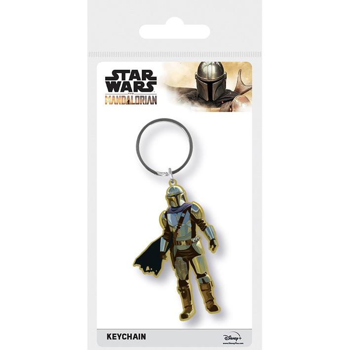 STAR WARS - THE MANDALORIAN PVC KEYCHAIN / Brelok Gwiezdne Wojny - Mandalorian - Boba Fett