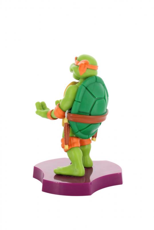 TMNT: Michaelangelo Cable Guys Holdem - Earbud Holder (11 cm) / Stojak na słuchawki Wojownicze Żółwie Ninja - Michaelangelo (11 cm)