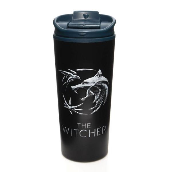 THE WITCHER (SIGILS) METAL TRAVEL MUG / kubek termiczny metalowy Wiedźmin