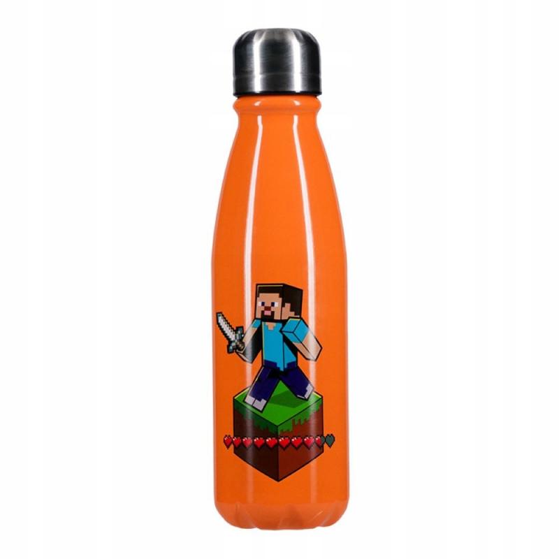 Minecraft Aluminium Water Bottle (600 ml) / Minecraft butelka aluminiowa (600 ml)