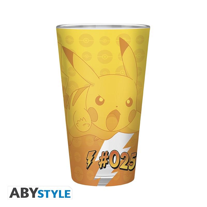 Pokemon large glass (400 ml) - Pikachu / szklanka Pokemon - Pikachu (400 ml) - ABS