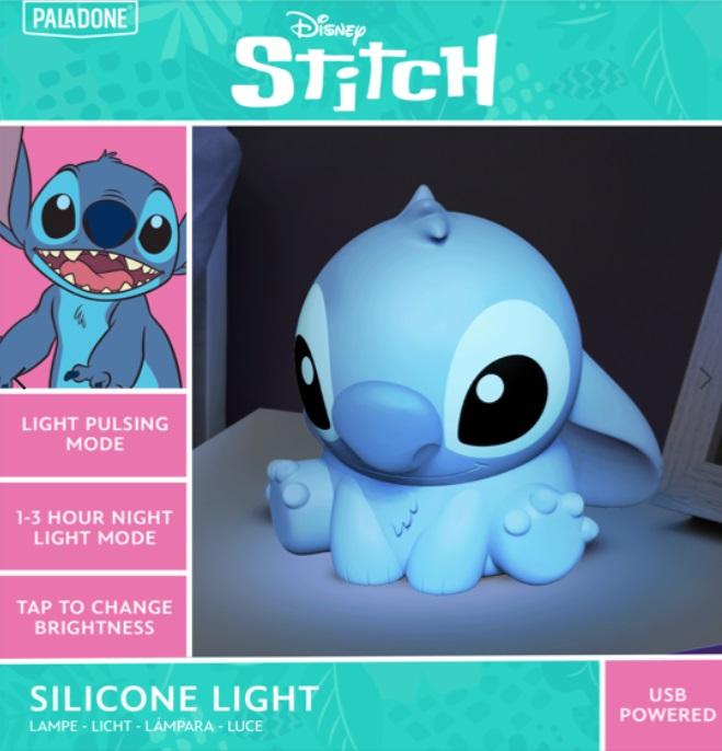 Disney Stitch Silicone Light Rechargeable Battery (high: 15,20 cm) / Disney - Stitch silikonowa lampka z akumulatorem (wysokość: 15,20 cm)