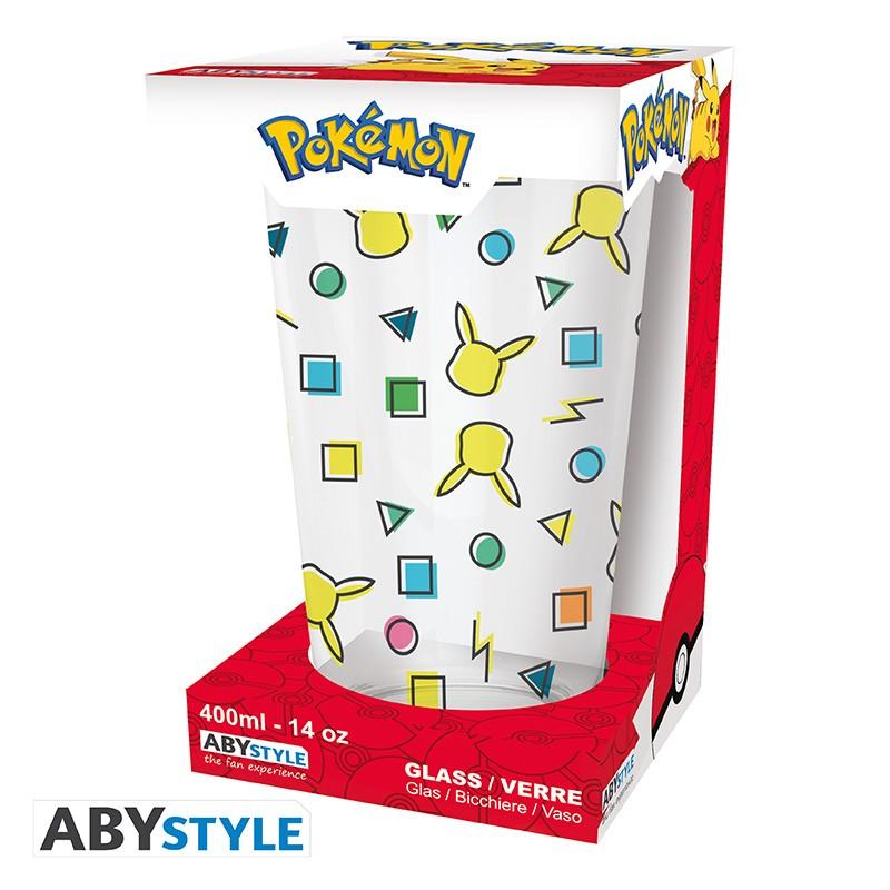 POKEMON Large Glass (400ml) - Pikachu / Duża szklanka Pokemon - Pikachu (400 ml) - ABS